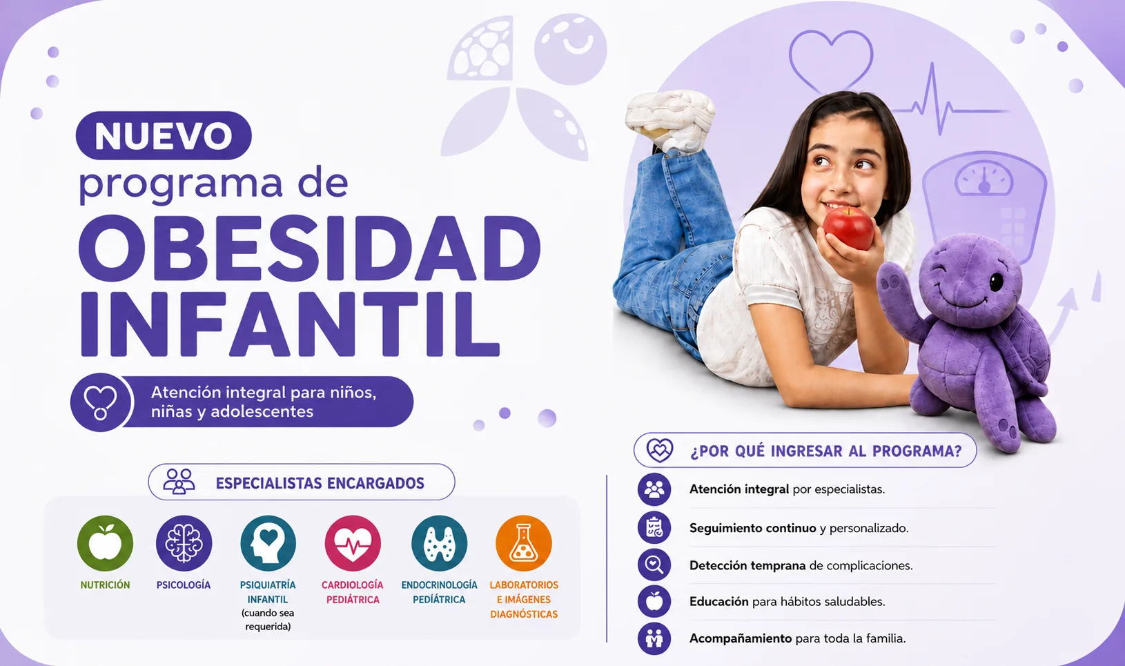 Programa de Obesidad Infantil — Cardiodiagnóstico Pediátrico IPS